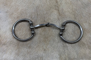Mslash Bar D-Ring square snaffle