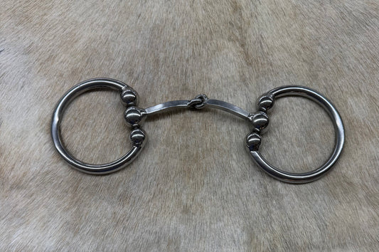 Mslash Bar D-Ring square snaffle
