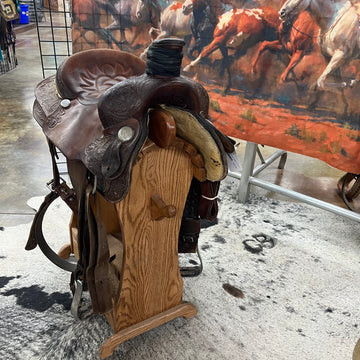 Used Courts Roper Saddle, 14.5" Seat