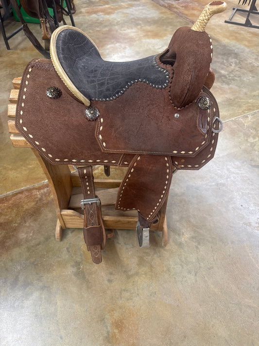 Yocham Barrel Saddle, 14.5"