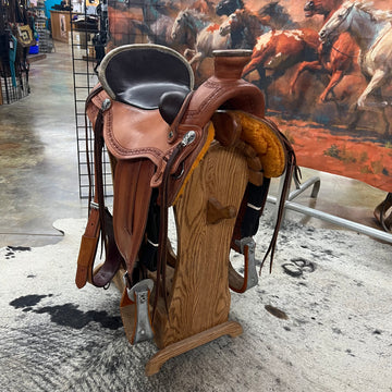 Len Brown Black Mesa Wade Saddle, 16.5" Seat