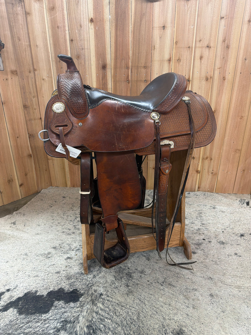 Double J Pleasure/Trail Saddle, 16" Seat