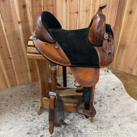 Used Bob Marshall Treeless SportsSaddle, 15" Seat