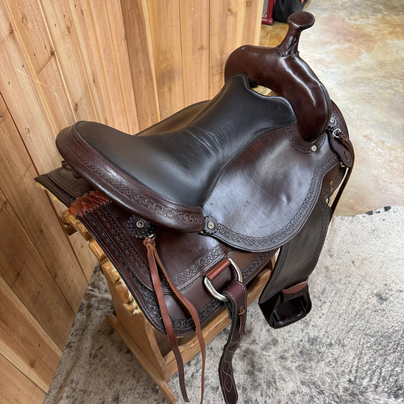 Used TexTan/Hereford Trail Saddle, 18" Seat