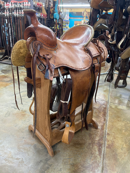 Used Cactus Saddlery Rancher, 15" Seat