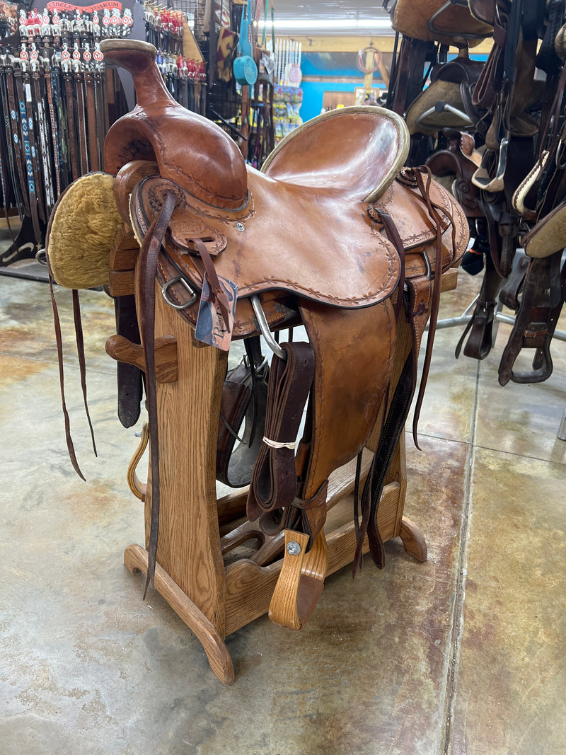 Used Cactus Saddlery Rancher, 15" Seat