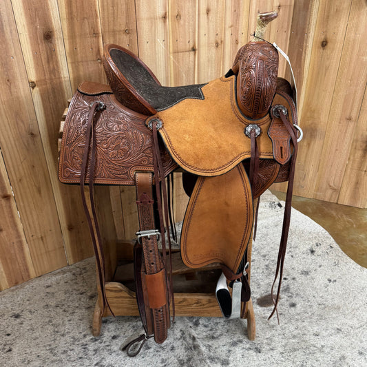 Circle Y Marlene McRae Special EFFX Barrel Saddle, 14.5" Seat (Demo)