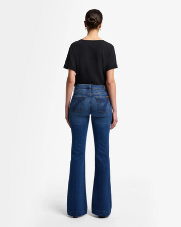 7 for all Mankind Women's Dojo Medium Melrose Trouser Jeans