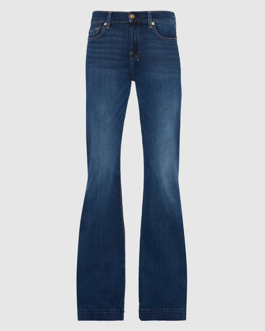 7 for all Mankind Women's Dojo Medium Melrose Trouser Jeans