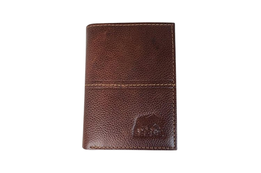 Berne Men's Pebble Grain Leather Trifold Wallet