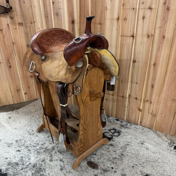 Used Circle Y Barrel Trainer, 14.5" Seat