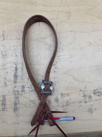 Bar M Leather Split Ear w/ Jaydon Jones Buckle
