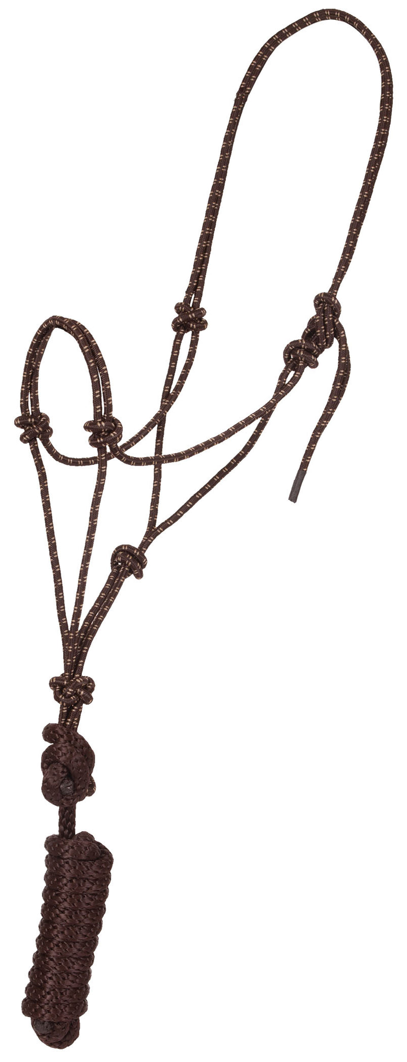 Mustang Economy Regular Horse Mountain Rope Halter and Lead