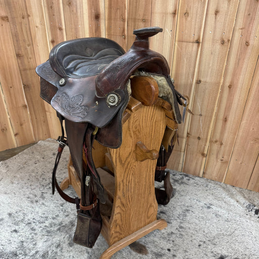 Used Pleasure/Trail Saddle, 15" Seat