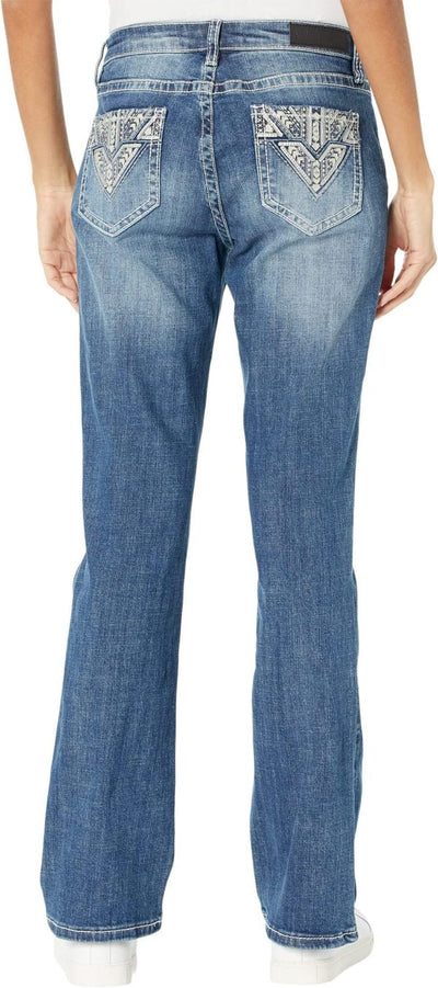 Rock and Roll Womens Denim Med Wash