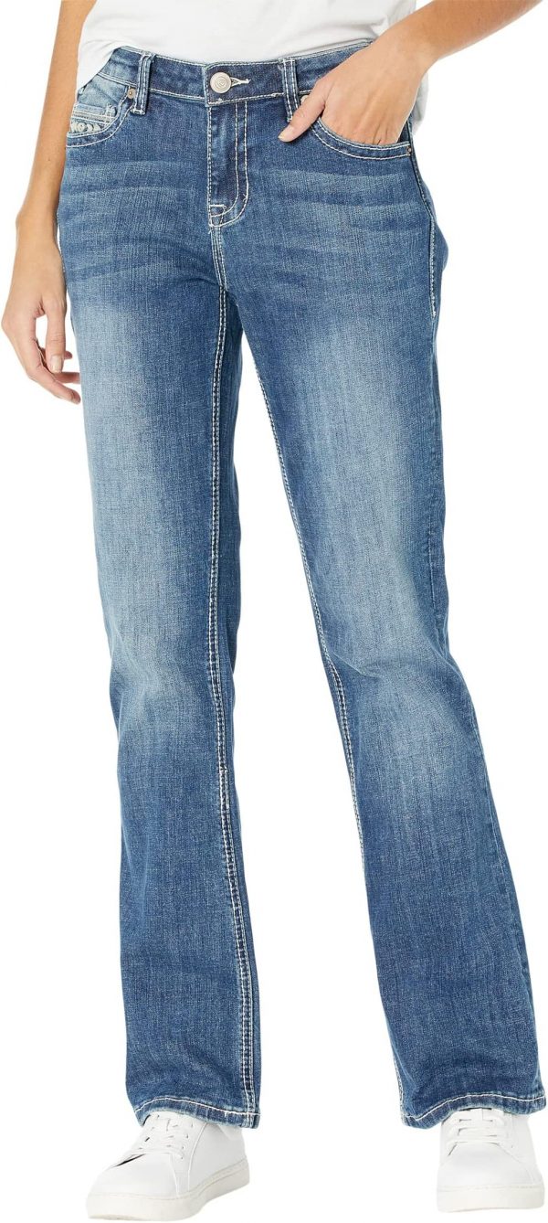 Rock and Roll Womens Denim Med Wash