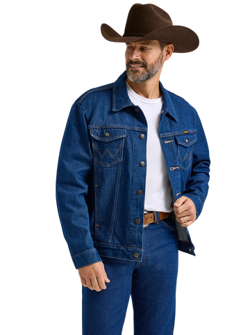 Wrangler Men's Cowboy Cut Unlined Prewashed Denim Jacket