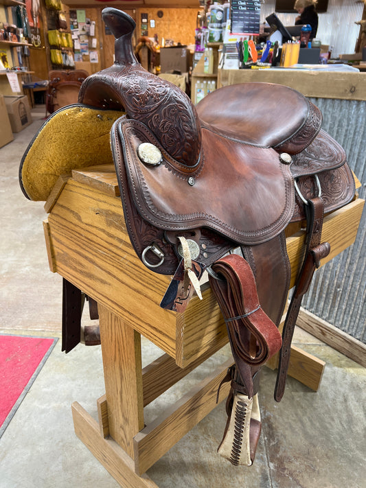 Used Circle Y Trail Saddle, 16" Seat