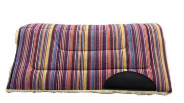 Multi-Colored Stripe Pony Pad