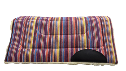 Multi-Colored Stripe Pony Pad