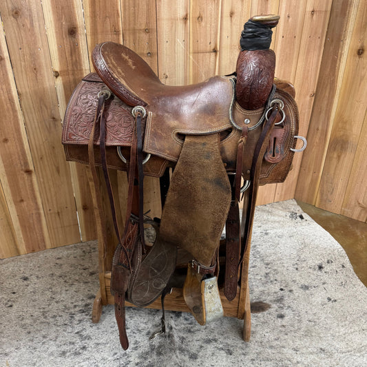 Used Corriente Ranch Saddle, 15.25" Seat
