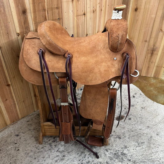 Triple T's Ranch Roper Saddle, 15" Seat
