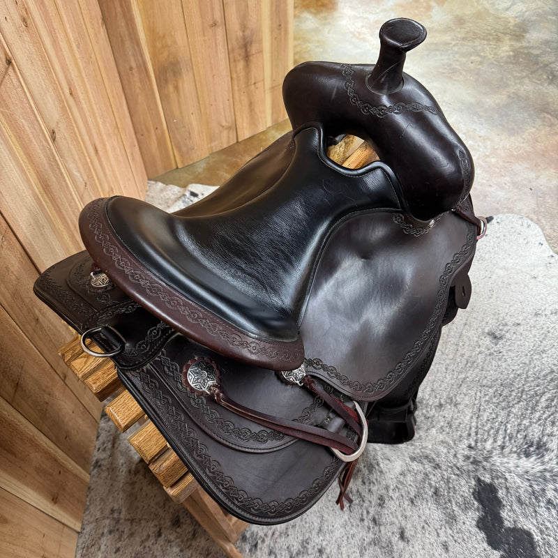 Used Circle Y Alpine Flex2 Trail Saddle, 16" Seat