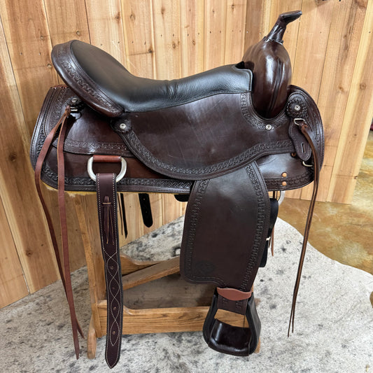 Used TexTan/Hereford Trail Saddle, 18" Seat