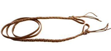 Berlin Custom Leather Braided Roper Reins