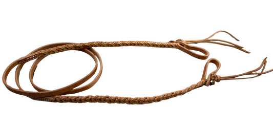 Berlin Custom Leather Braided Roper Reins