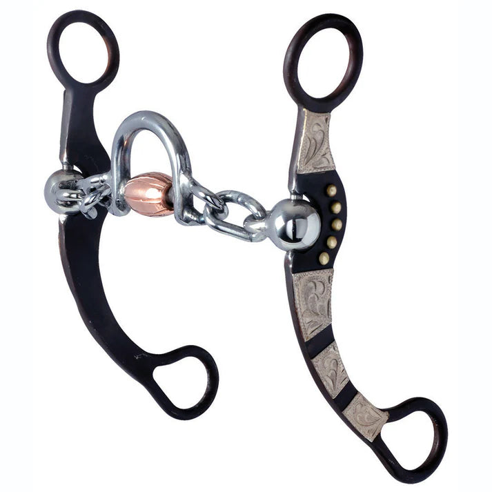 Reinsman 884 Pro Roper Ported Chain with Copper Roller Bit
