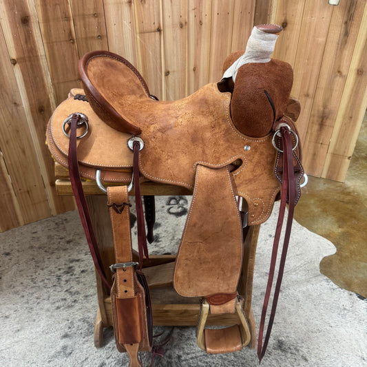 R Bar B Workhorse Seat Rig Rancher, 15" Seat