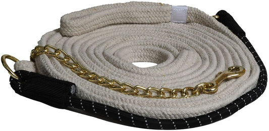 Mustang Cotton Lunge Line w/Bungee & Chain