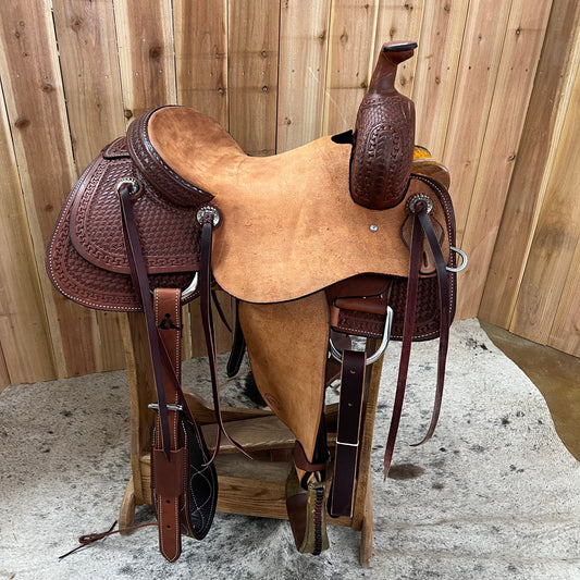 HR Ranch Cutter Saddle, 14.5" Seat