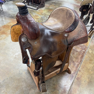 Used R Bar B Ranch Saddle, 15" Seat