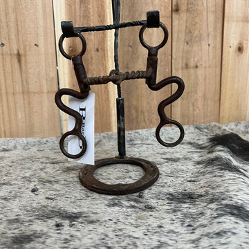 Used Short Shank Twisted Wire Snaffle Bit