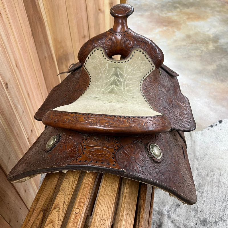 Used Scott Custom Kids Show Saddle, 12" Seat