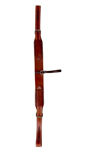 Berlin Custom Leather 3" Pony Back Cinch Complete Set with Billets