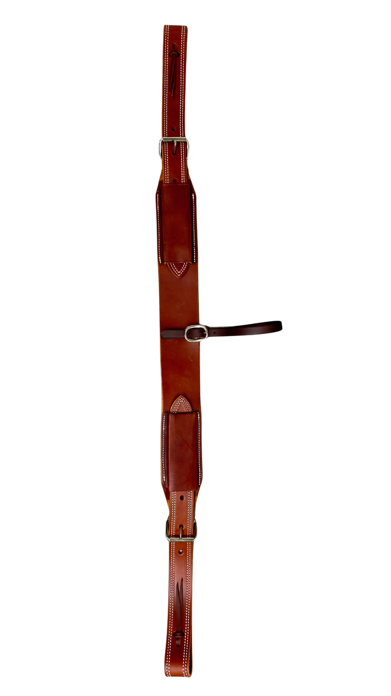 Berlin Custom Leather 3" Pony Back Cinch Complete Set with Billets