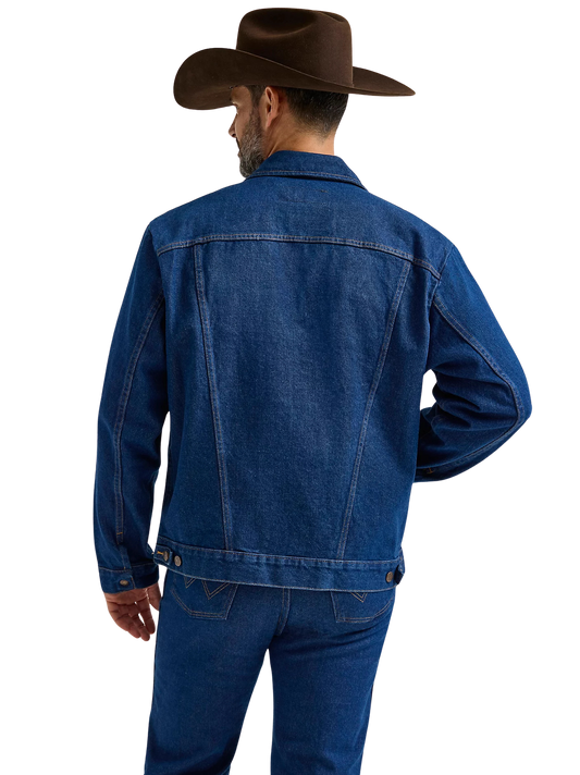 Wrangler Men's Cowboy Cut Unlined Prewashed Denim Jacket