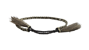 Double S 3/8" Genuine Horsehair Hatband