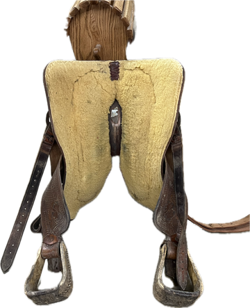 Used Cactus Saddlery Team Roper Saddle, 14.5"