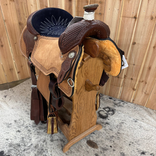 Circle Y Clyde All Around Saddle, 16" Seat (Demo)