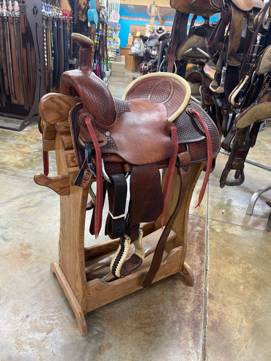 Used Billy Cook Maker Youth/Kids Ranch Saddle, 12" Seat
