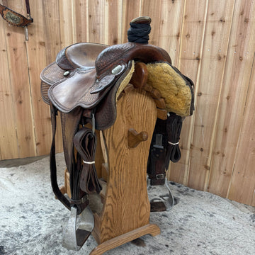 Used Billy Cook Jody Ramer Roper Saddle, 15" Seat