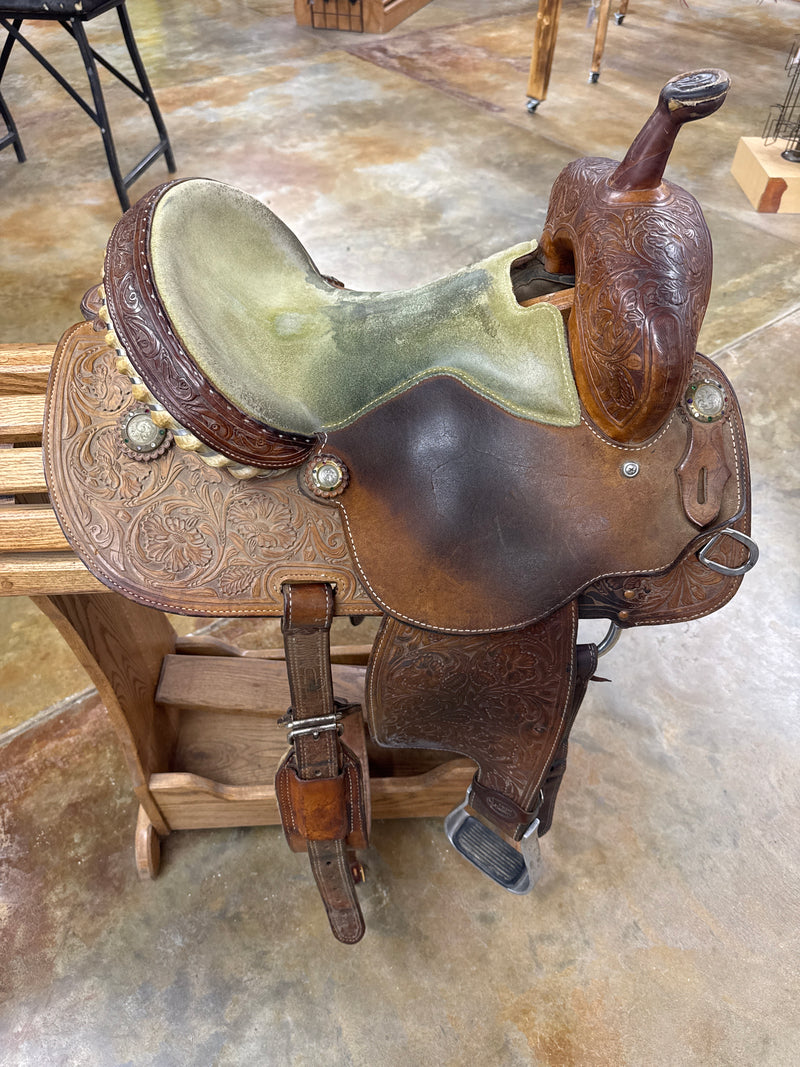 Used Cactus Saddlery Charmayne Jaymes Barrel Racer Saddle, 13" Seat
