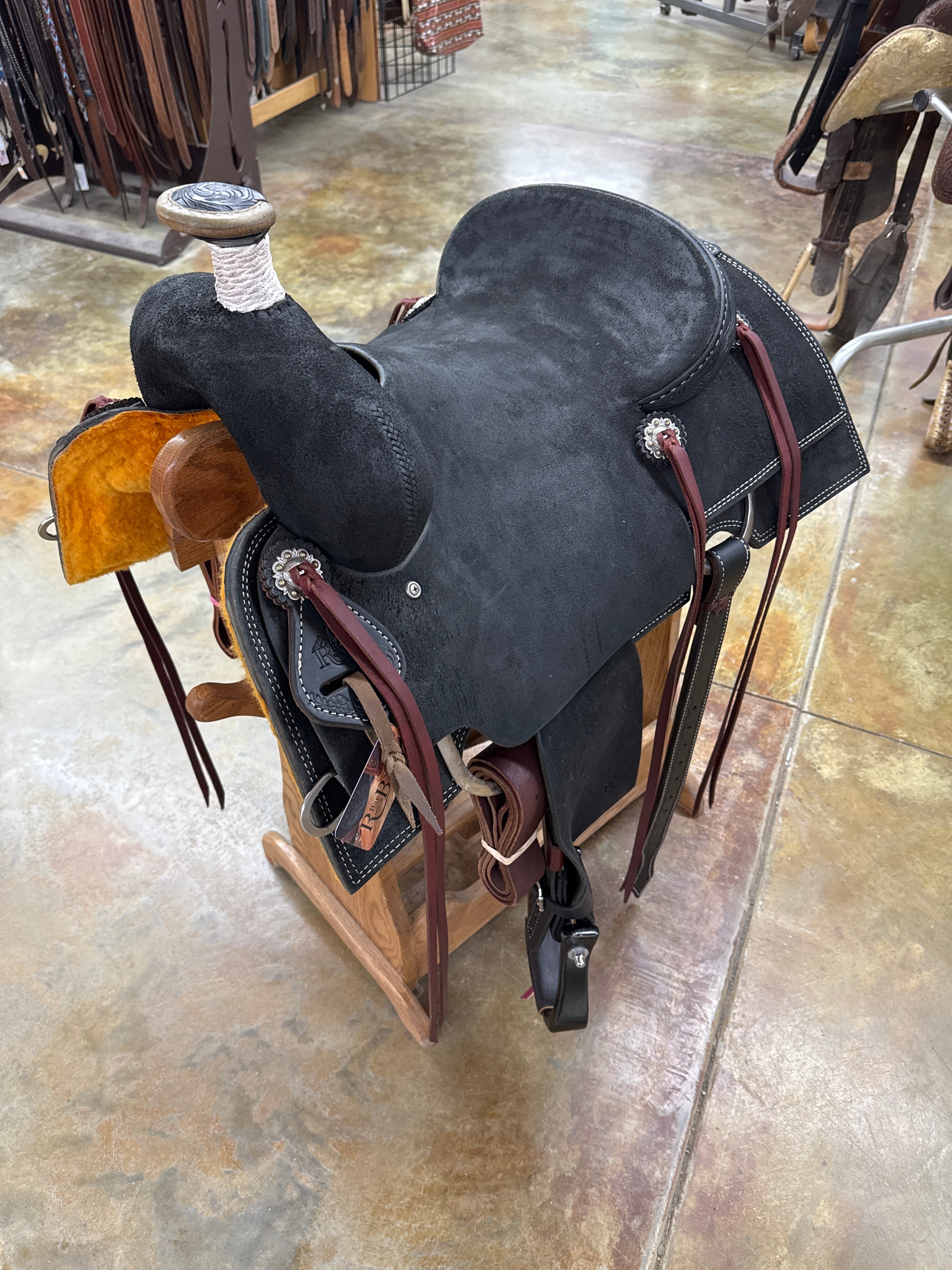 R Bar B Summit Series Roper Saddle, 14.75