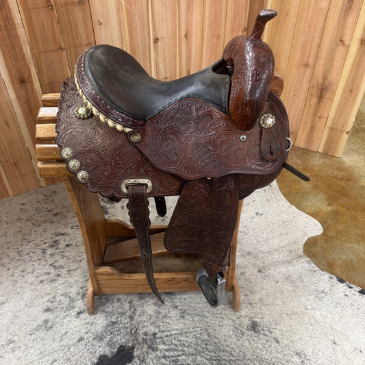 Used Marlene Mcrae Flex Barrel Saddle, 14.5" Seat
