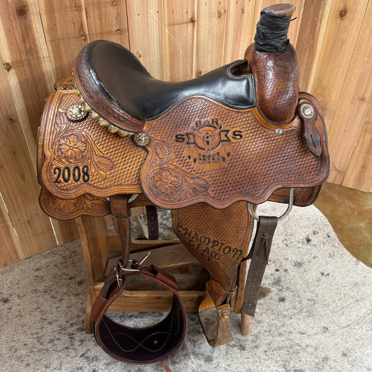 Used Scott Thomas Roper Saddle, 15.5" Seat