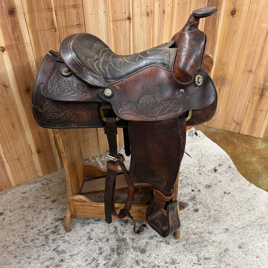 Used Pleasure/Trail Saddle, 15" Seat